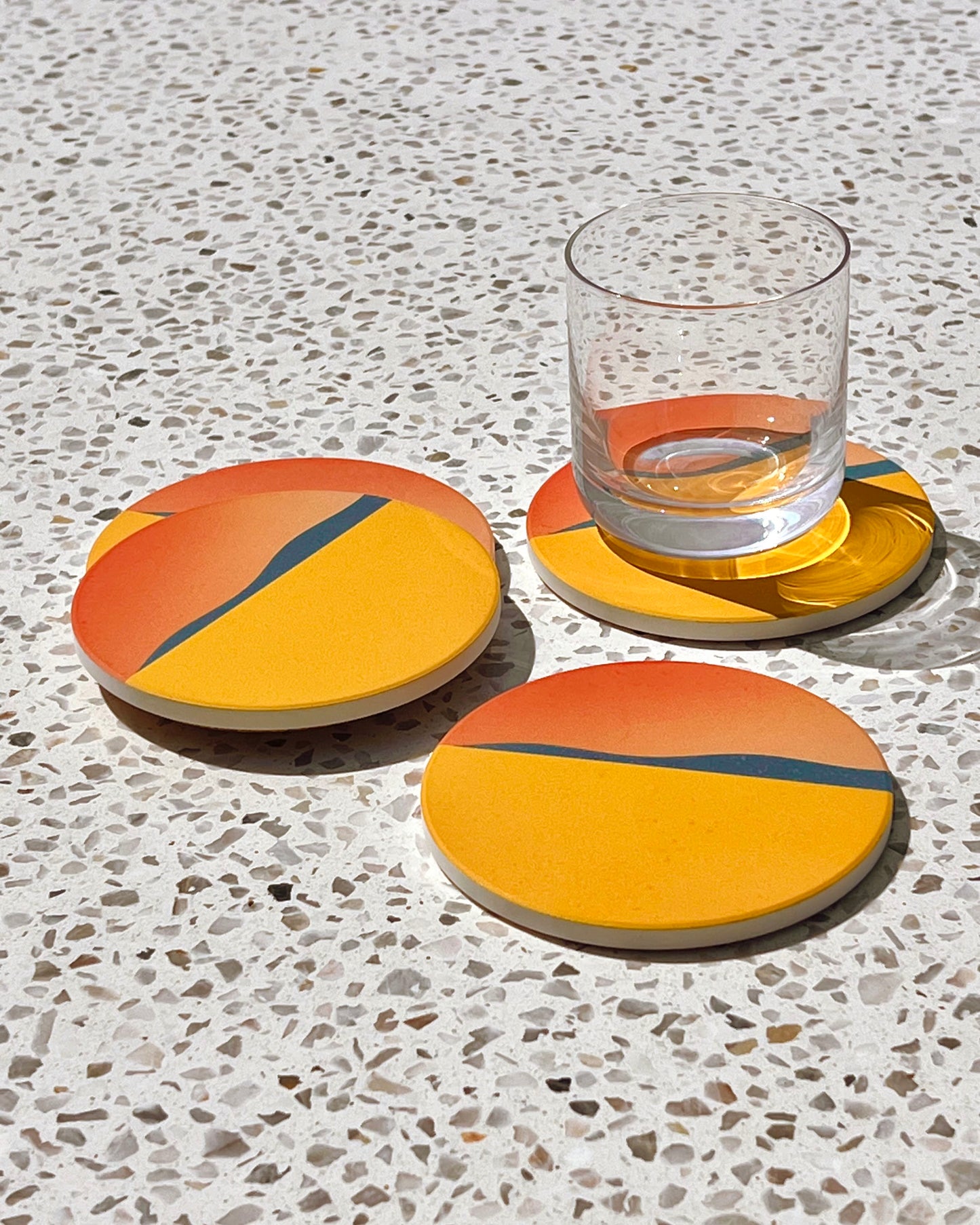 Sunrise Coasters - Set of 4