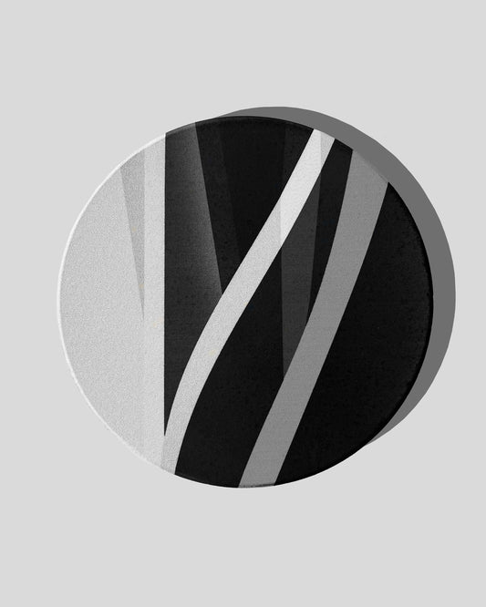 Shades of Grey Coasters - Set of 4 (Matte Finish)
